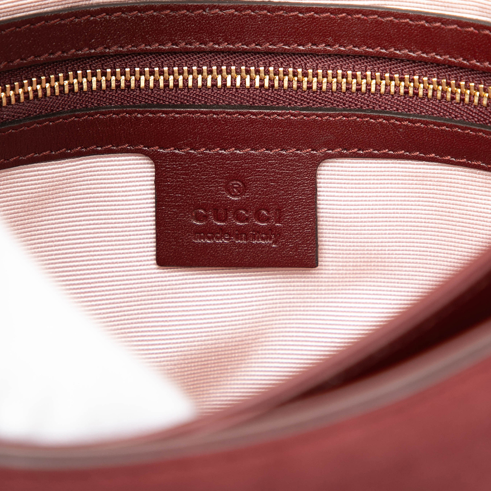 Pre-Loved Gucci Medium Suede Arli Crossbody - Picture 5 of 8